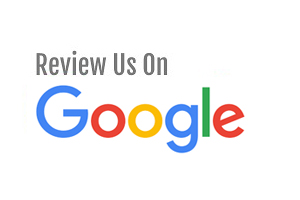 Google logo with "Review Us On" text encouraging patients to leave feedback